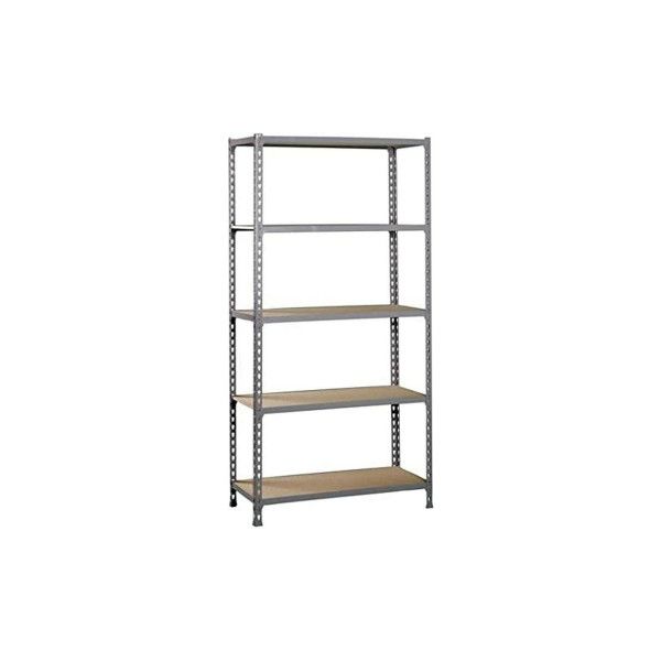 Simonrack Estantes Metal Madeira Cinzento (180 X 80 X 40 - S8417531