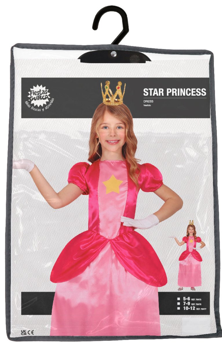 Prinsessen Jurk Meisje Prinses Peach