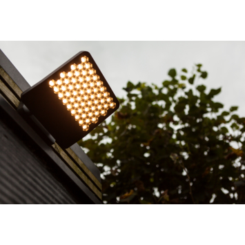 LUTEC wandlamp Atlantis donkergrijs 24W