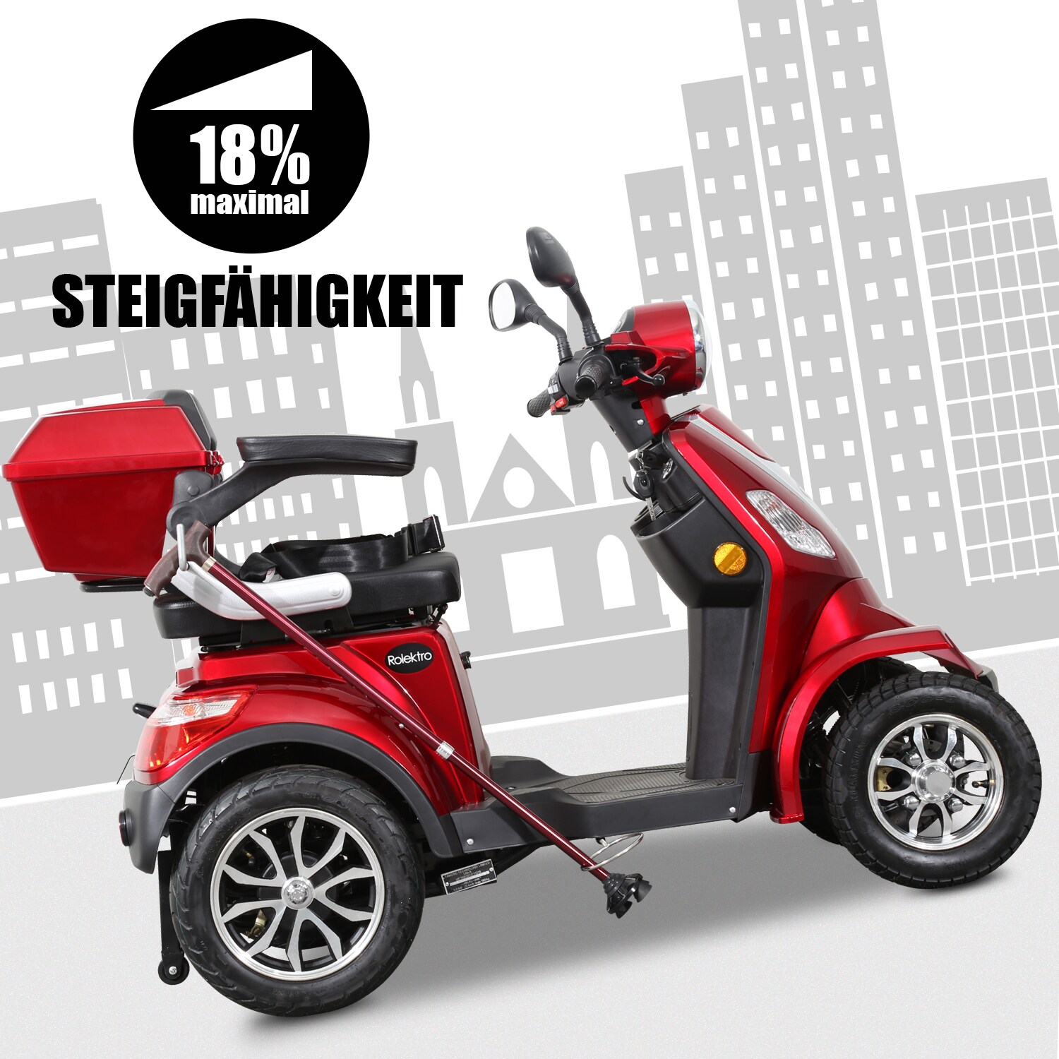Rolektro E-Quad 15, Rot