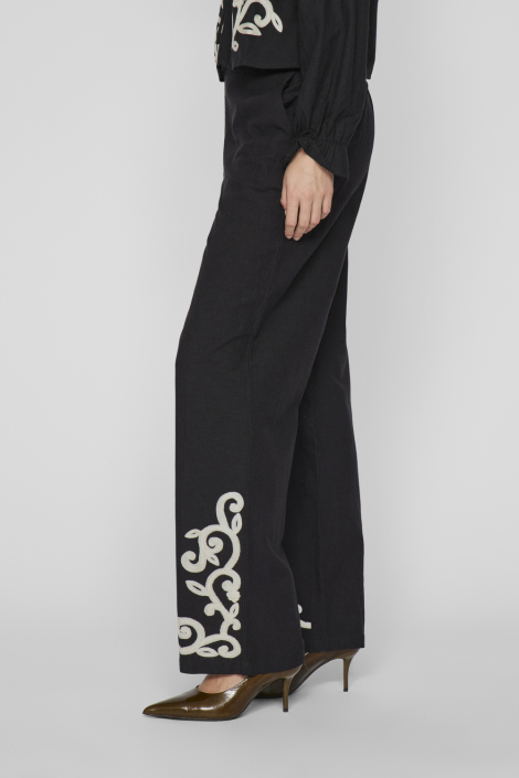 Vila zwarte dames broek