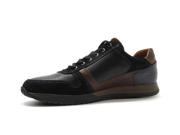 Australian Footwear Browning Leather Black brown navy