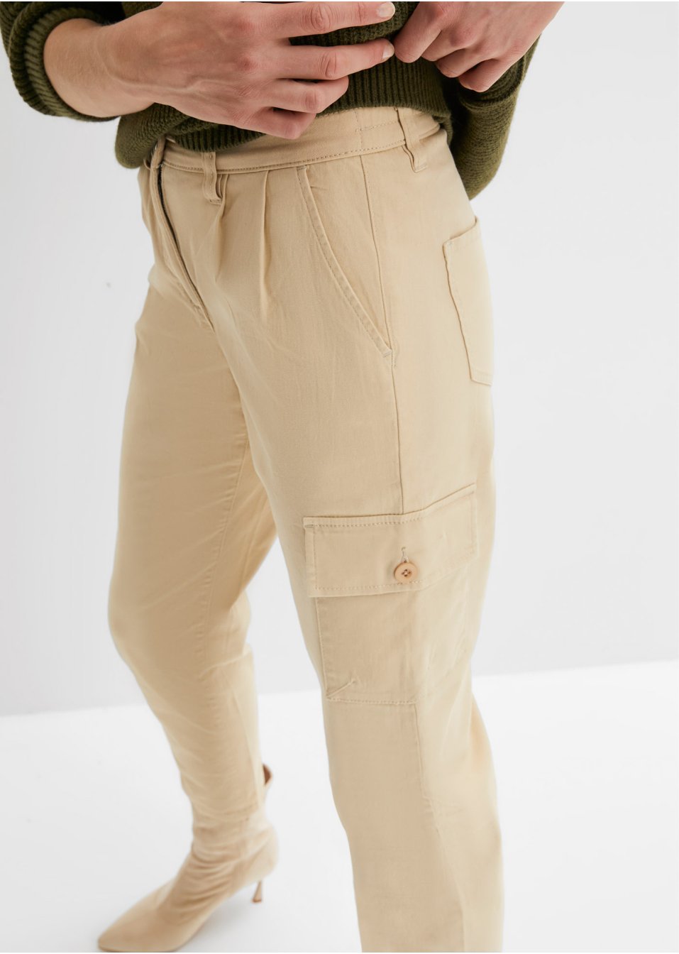 Pantalon cargo en twill