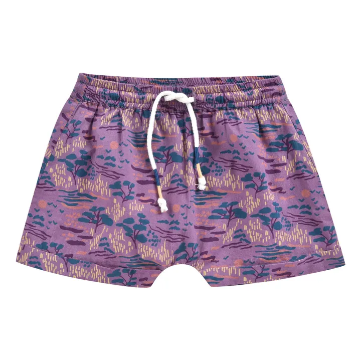 Louise Misha Short Aliki Voile de Coton | Violet