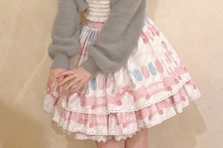 Glotto - Fluffy effen vest met knoopjes