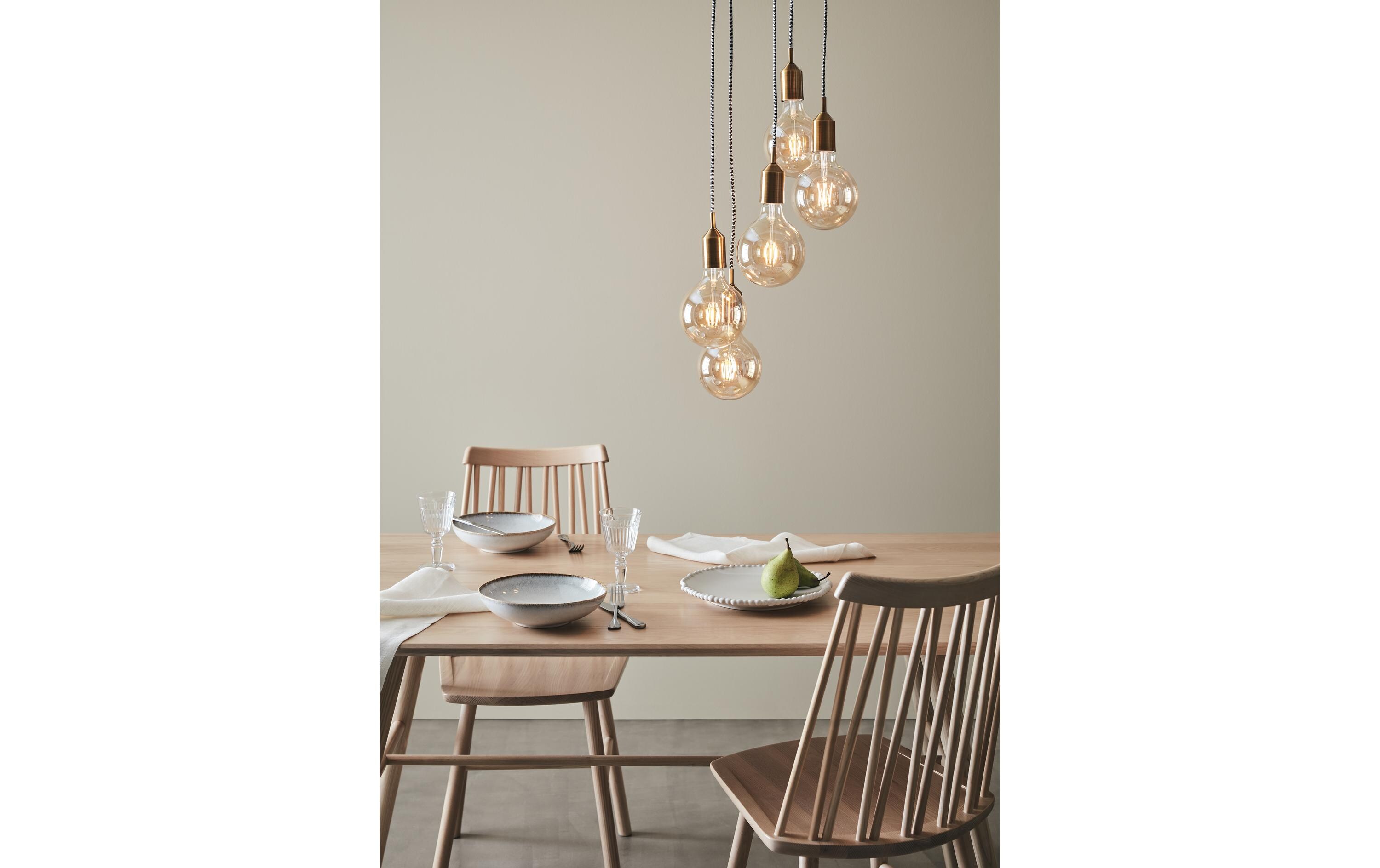 Pendelleuchte Bronx, 5 x E27, max. 60W, BronzeHängeleuchte zur Deckenmontage