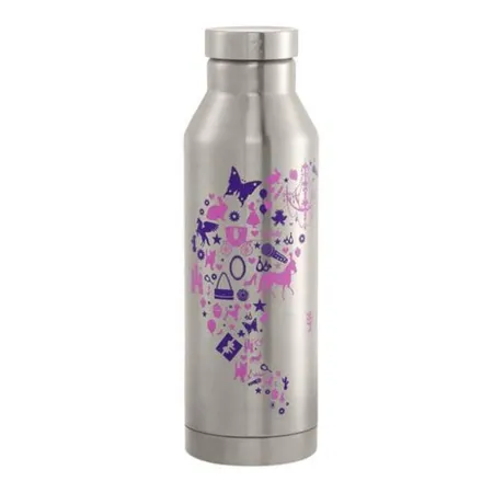 Step by Step Trinkflasche aus Edelstahl Mizu, 560 ml, Purple & Rose