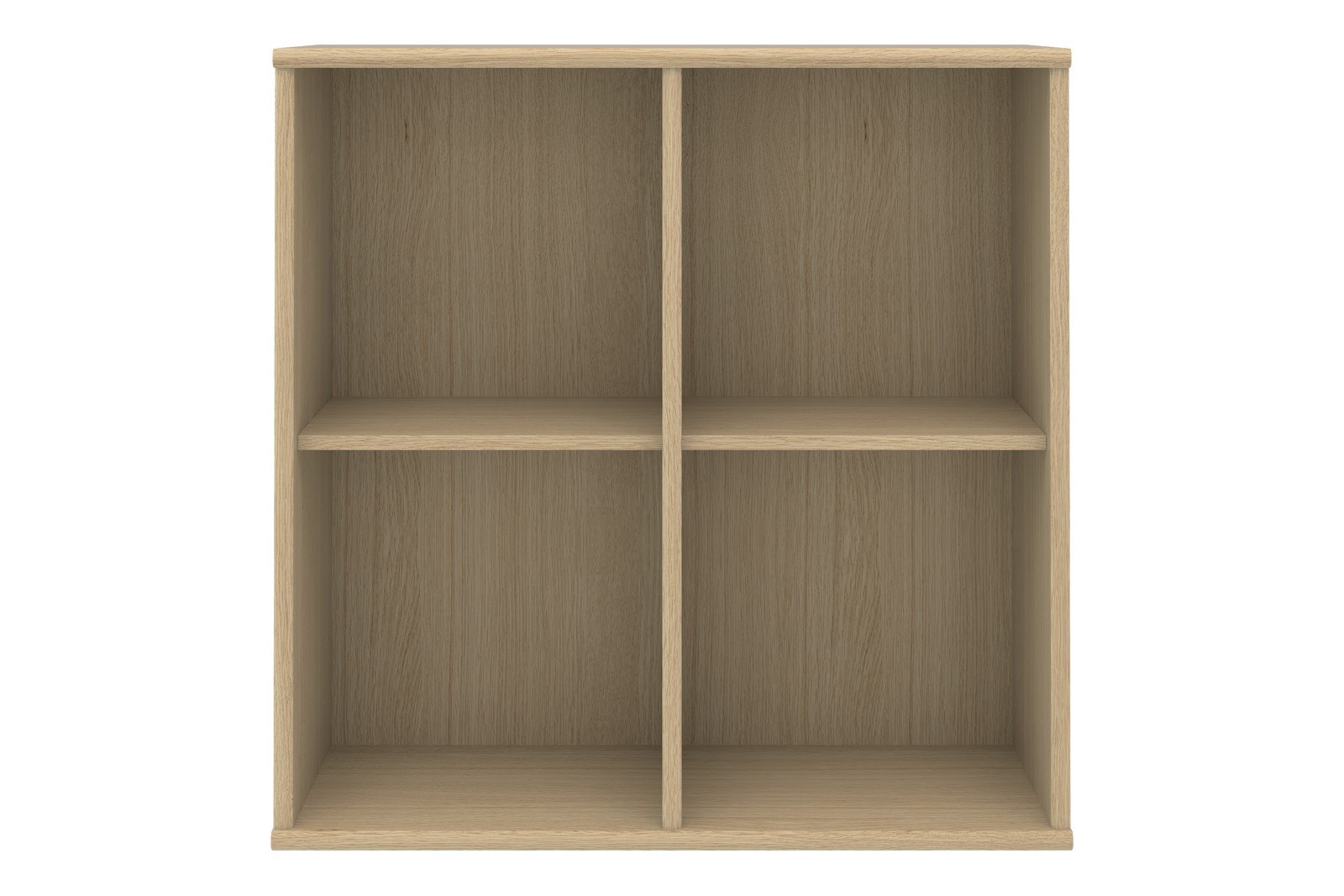 Mistral Bokyller 70x70x27cm. Mattlakkert eik. Veggmontert