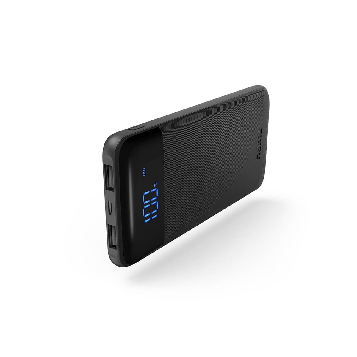 Hama Powerbank Led 10000mAh Antrasitt
