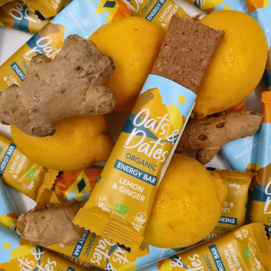 Moonvalley Lemon & Ginger Bar 12pk
