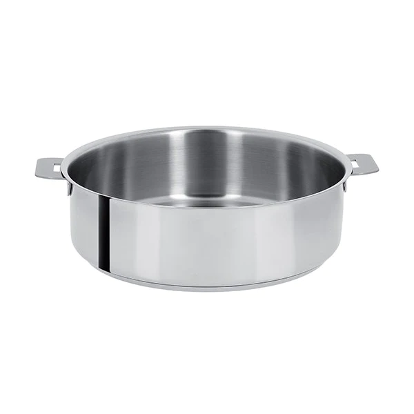 Sauteuse en inox Mutine 24 cm sans manche Cristel