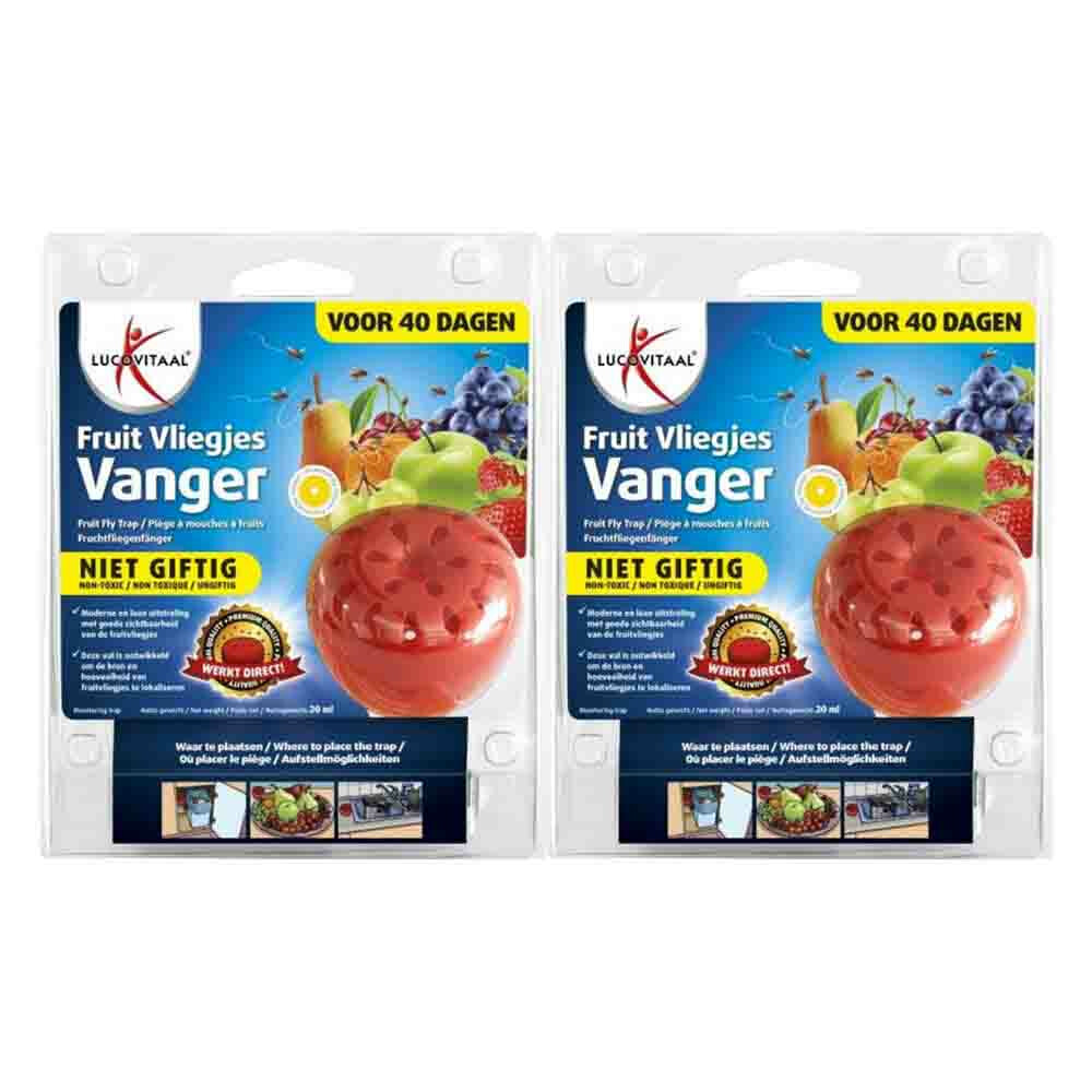 2x Lucovitaal Fruit Vliegjes Vanger 20 ml