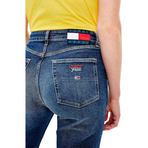 Tommy Jeans - HARPER HR STGT ANKL Azul