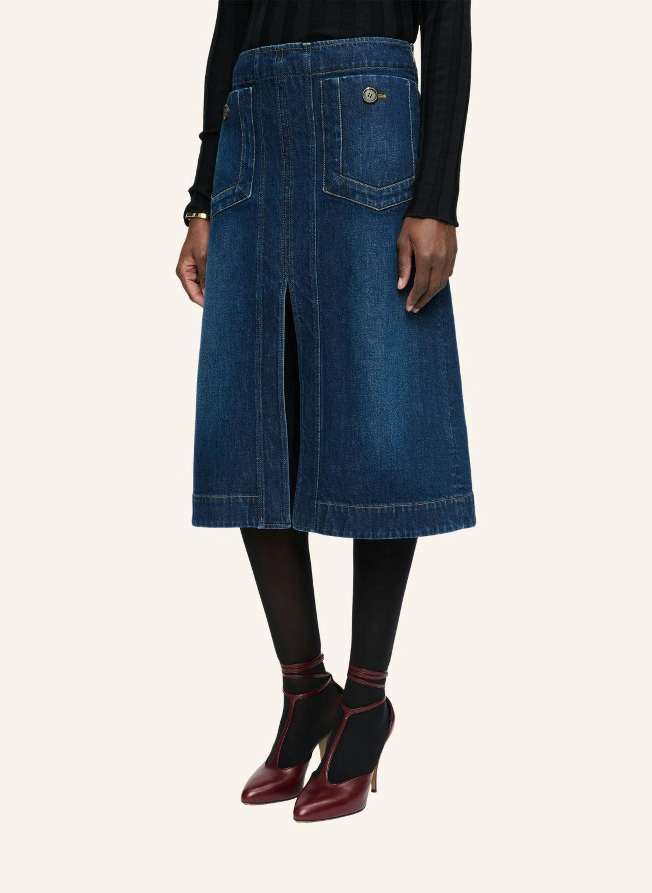 CÂLLAS MILANO FERNANDA Rock aus Denim
