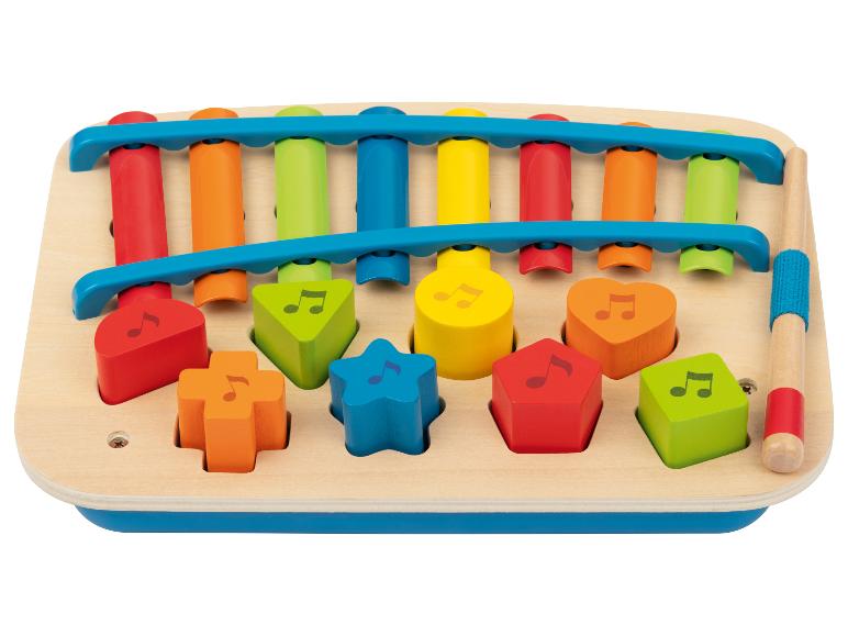 Houten muziekset