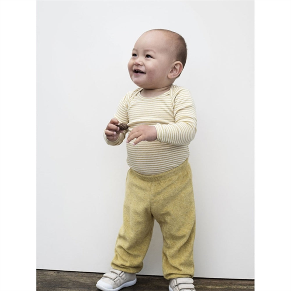 Chamomile/Offwhite Baby Body Stripe