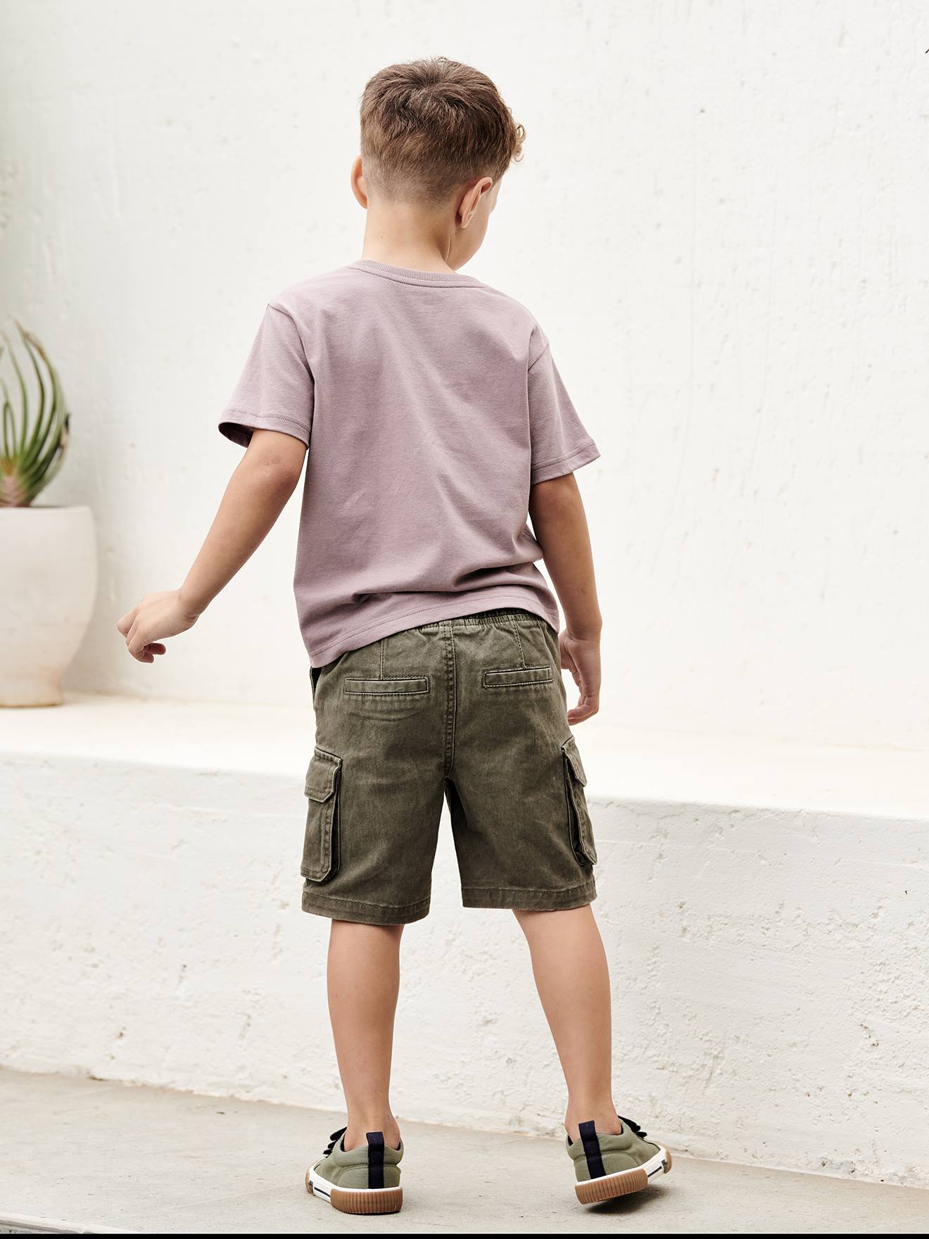 Camiseta com estampa, para meninos, lavanda