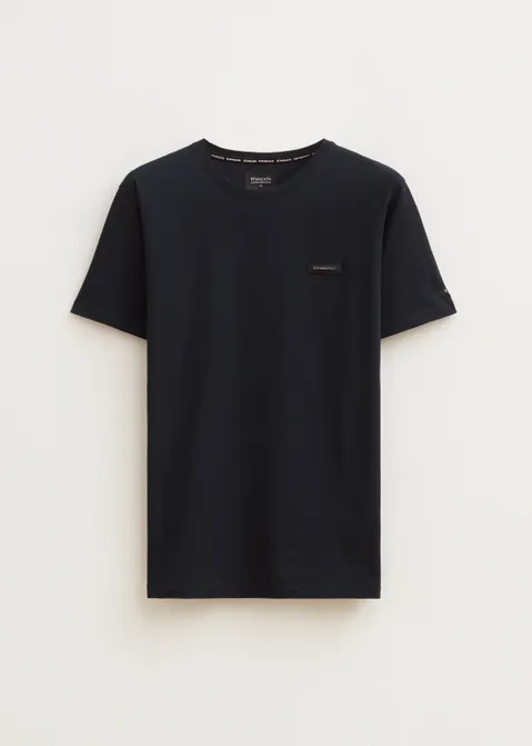 T-shirt met logo blauw (BLW.D)