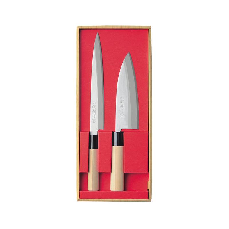 Coffret De Couteaux Sekiryu Sashimi Et Deba