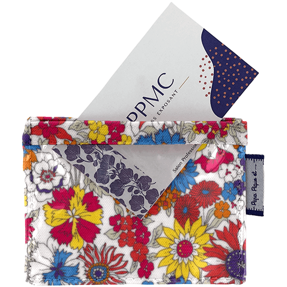 Porte Badge Tutti Fleuri