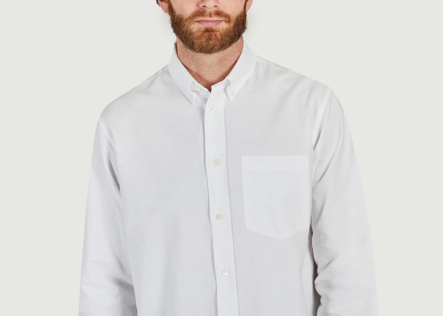 Chemise Algot Oxford Monogram Norse Projects