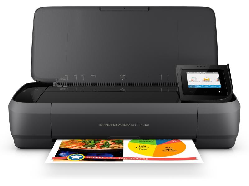 HP Mobiler Drucker OfficeJet 250 Mobile All-in-One Mobiler 3-in-1-Multifunktionsdrucker