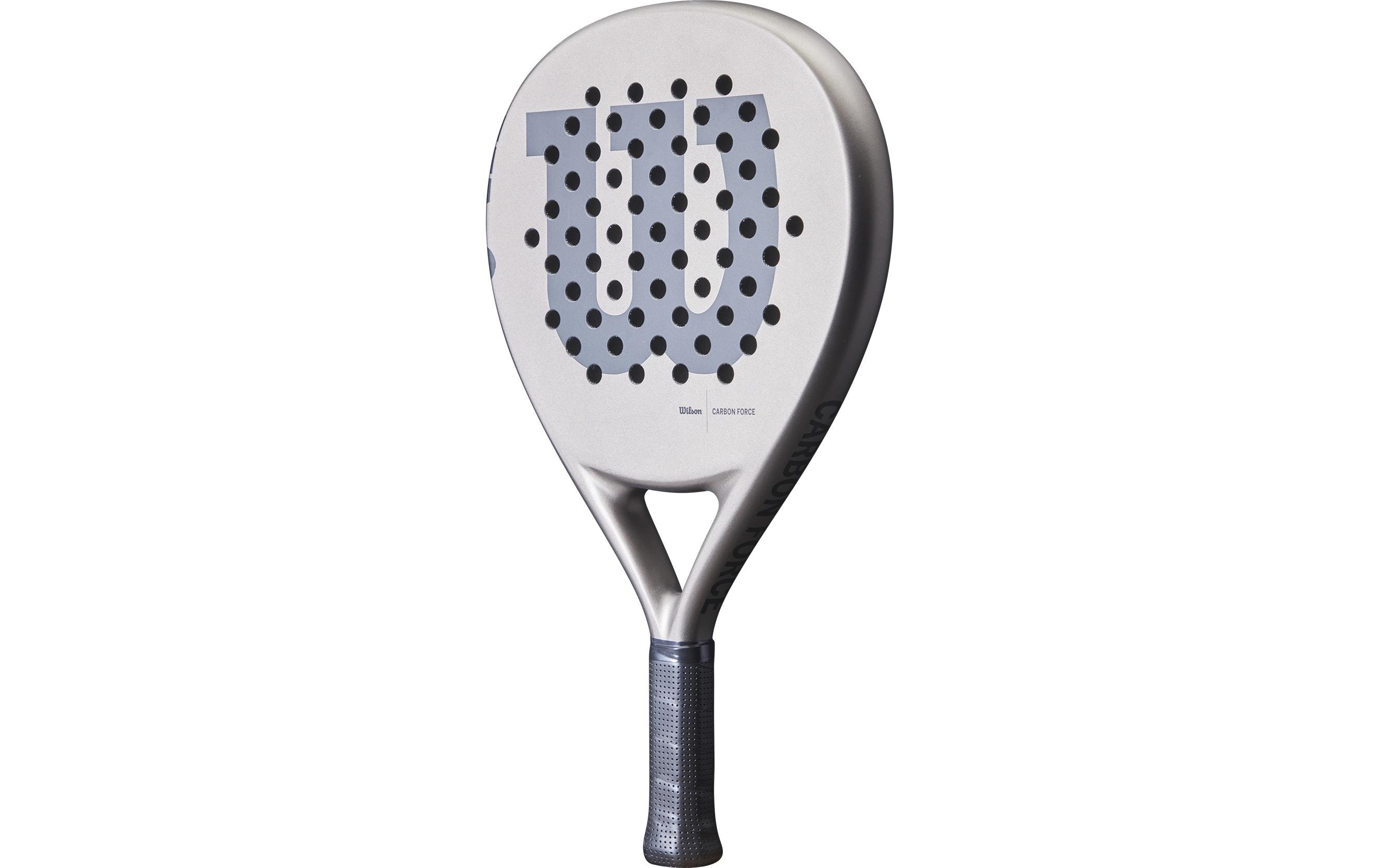 Padelracket Carbon Force Grau<br>Padelschläger mit Carbon Rahmen