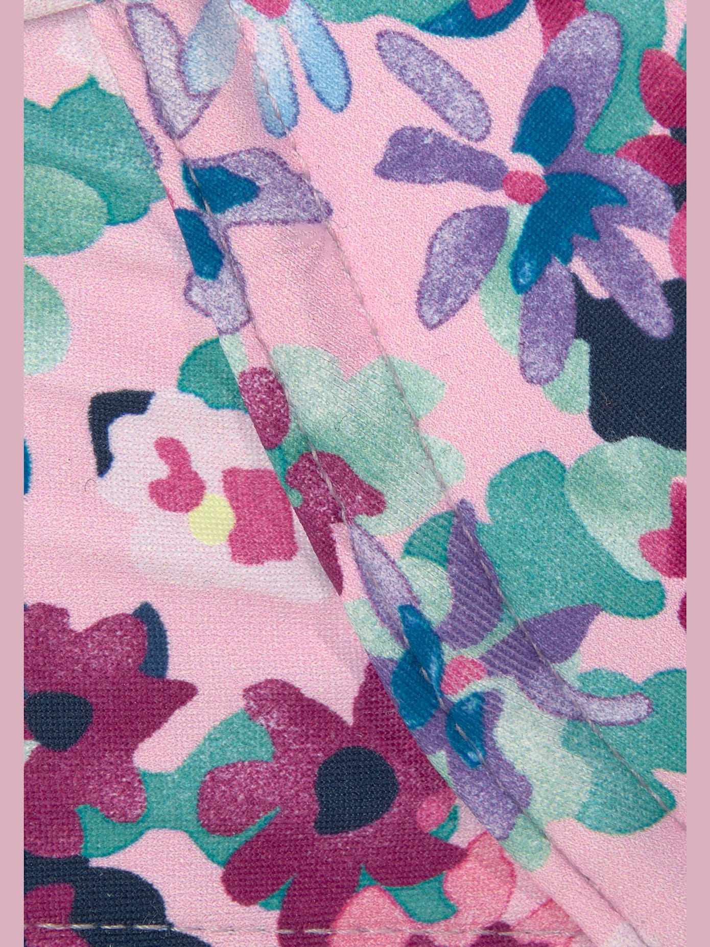 Haut de maillot de bain à armatures design floral