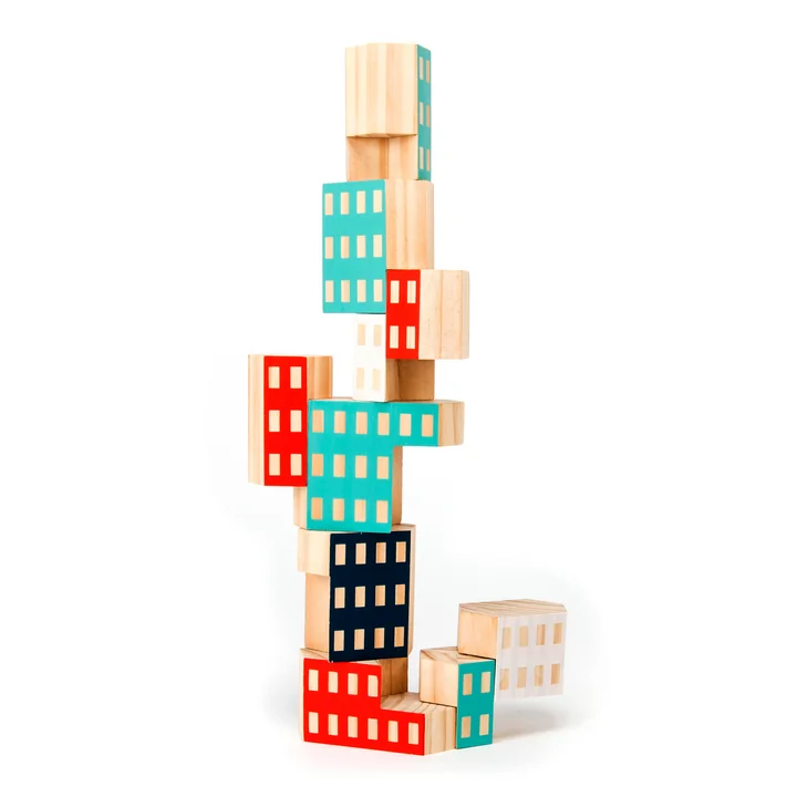 Areaware - Blockitecture, Spielzeug Holz-Architektur, Factory