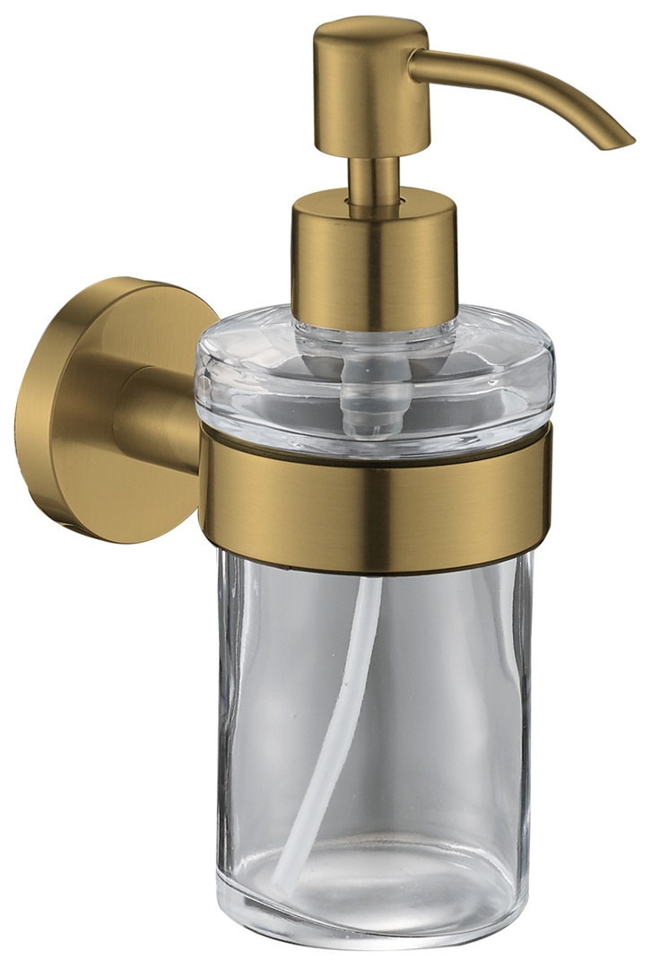 Plieger Vigo zeepdispenser geborsteld goud