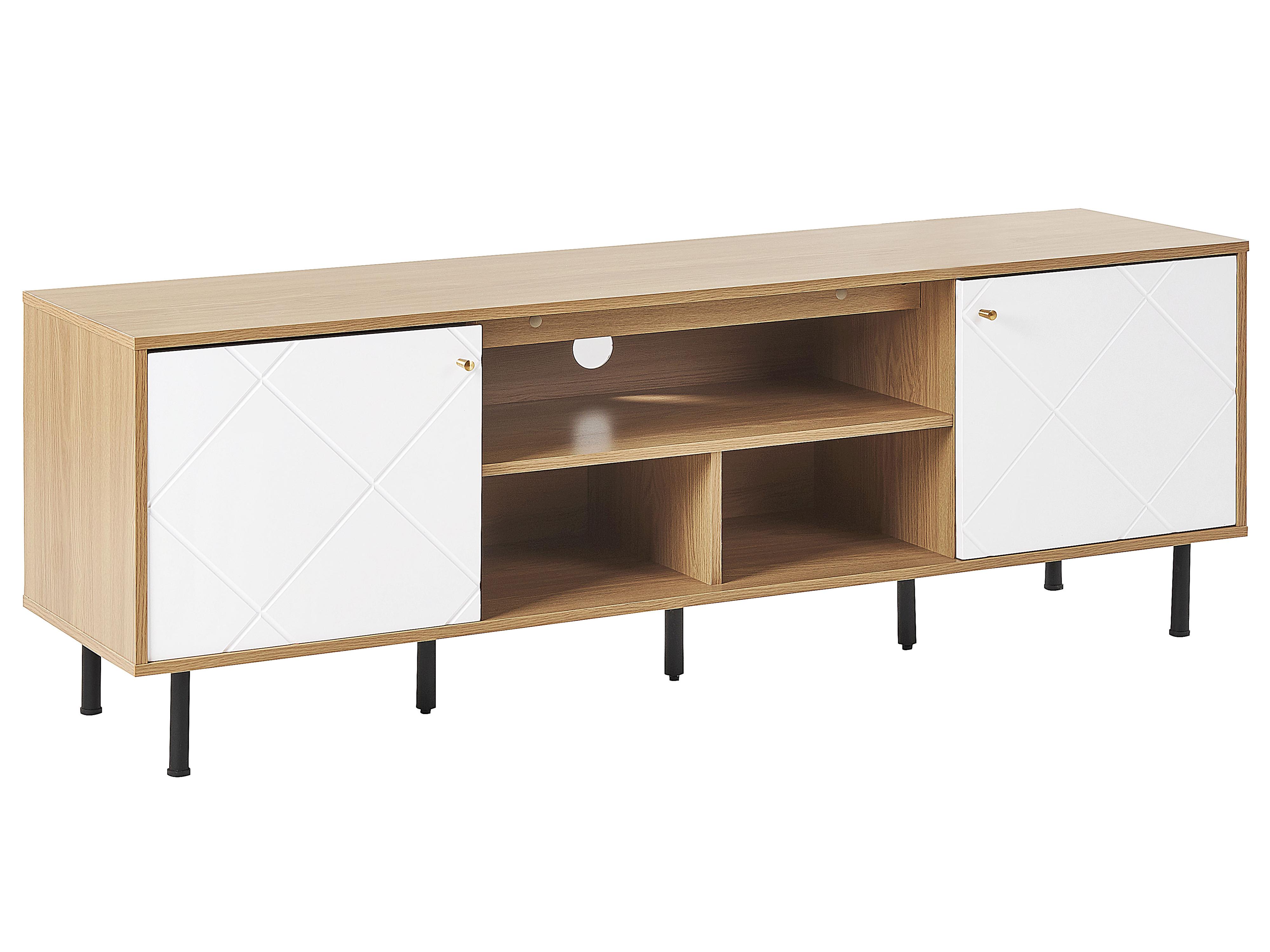 TV-meubel PALMER Bruin/wit