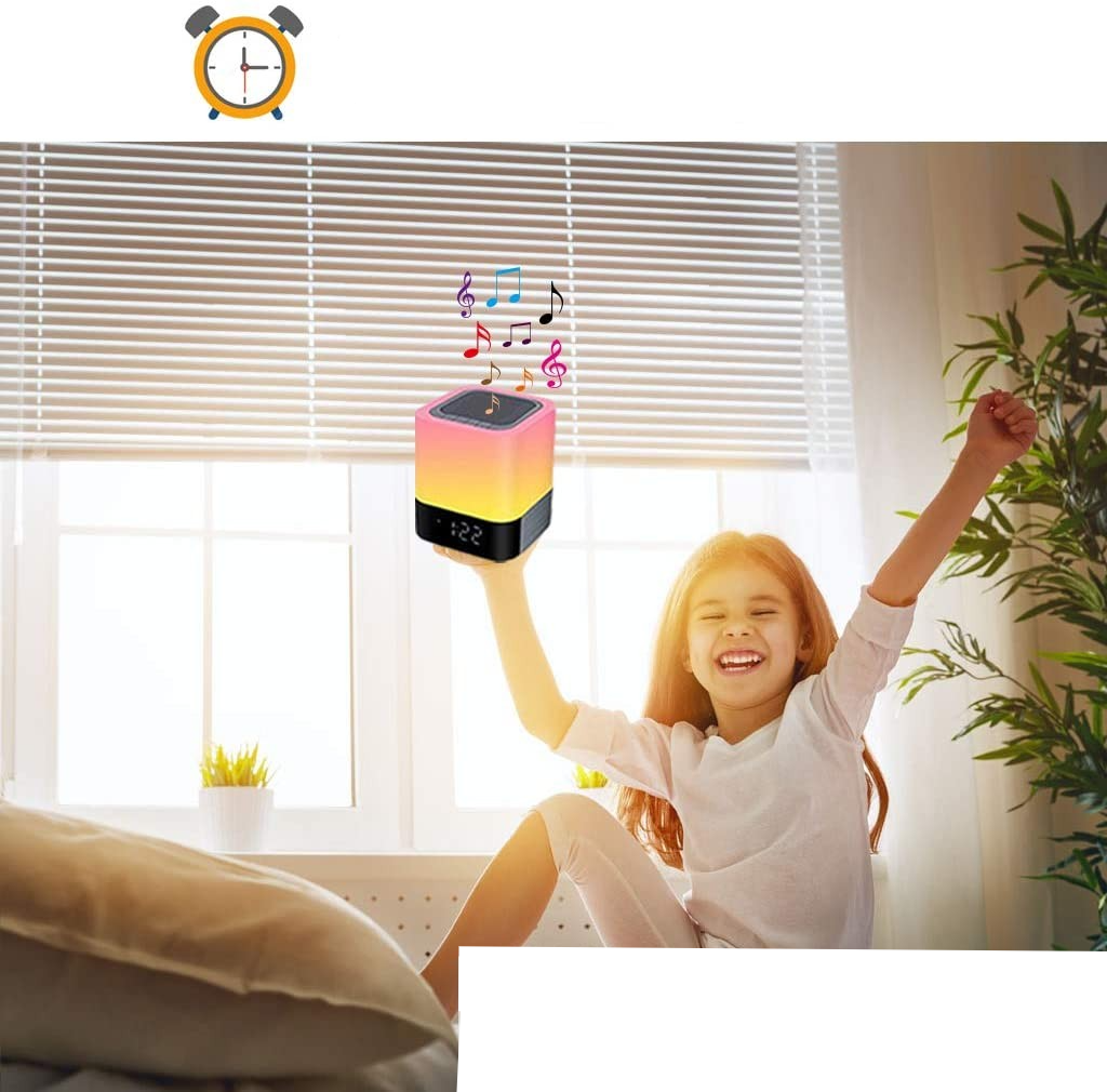 Smart Lampe Bluetooth Lautsprecher LED Stimmungsleuchte - Bunt