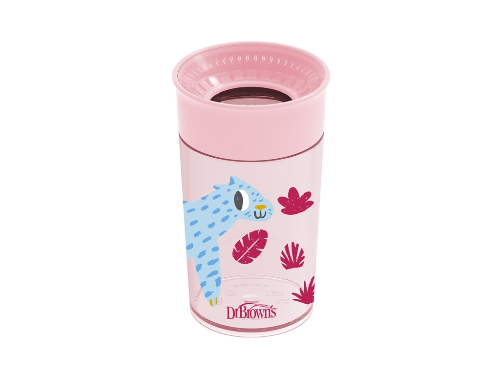 COPO TRANSIÇÃO DR. BROWN'S 360 S/ PEGAS ROSA 300ML 1UN