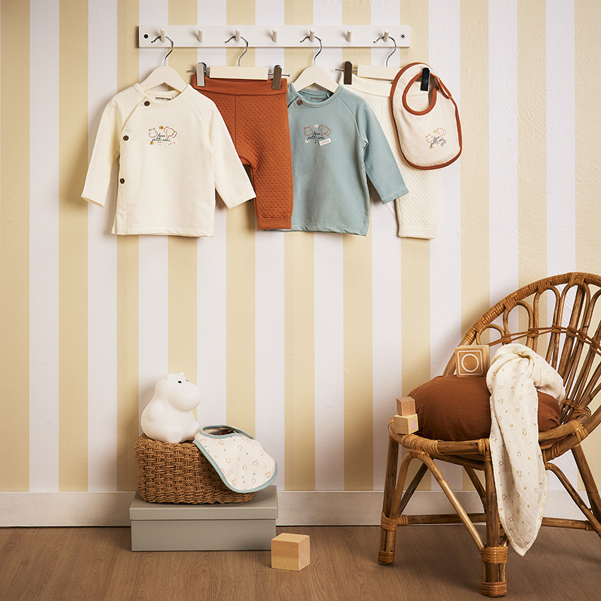 Ensemble 2 pièces matelassé pour bébé