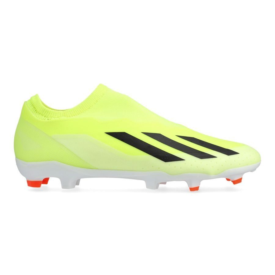 adidas X Crazyfast League Laceless FG Solar Energy - Jaune/Noir/Blanc