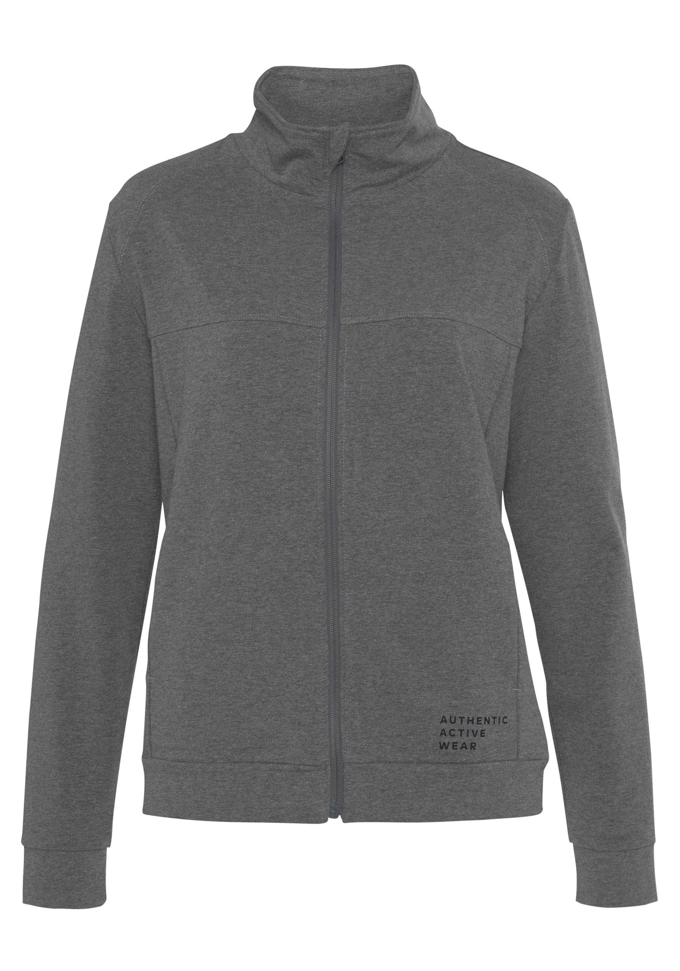 Vivance active Sweatjacke , Sportjacke mit seitlichen Taschen