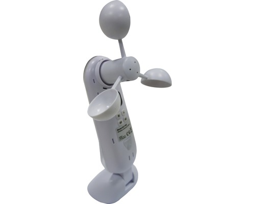 Zonne-wind- en zonnesensor, wit, voor gemotoriseerde zonneschermen