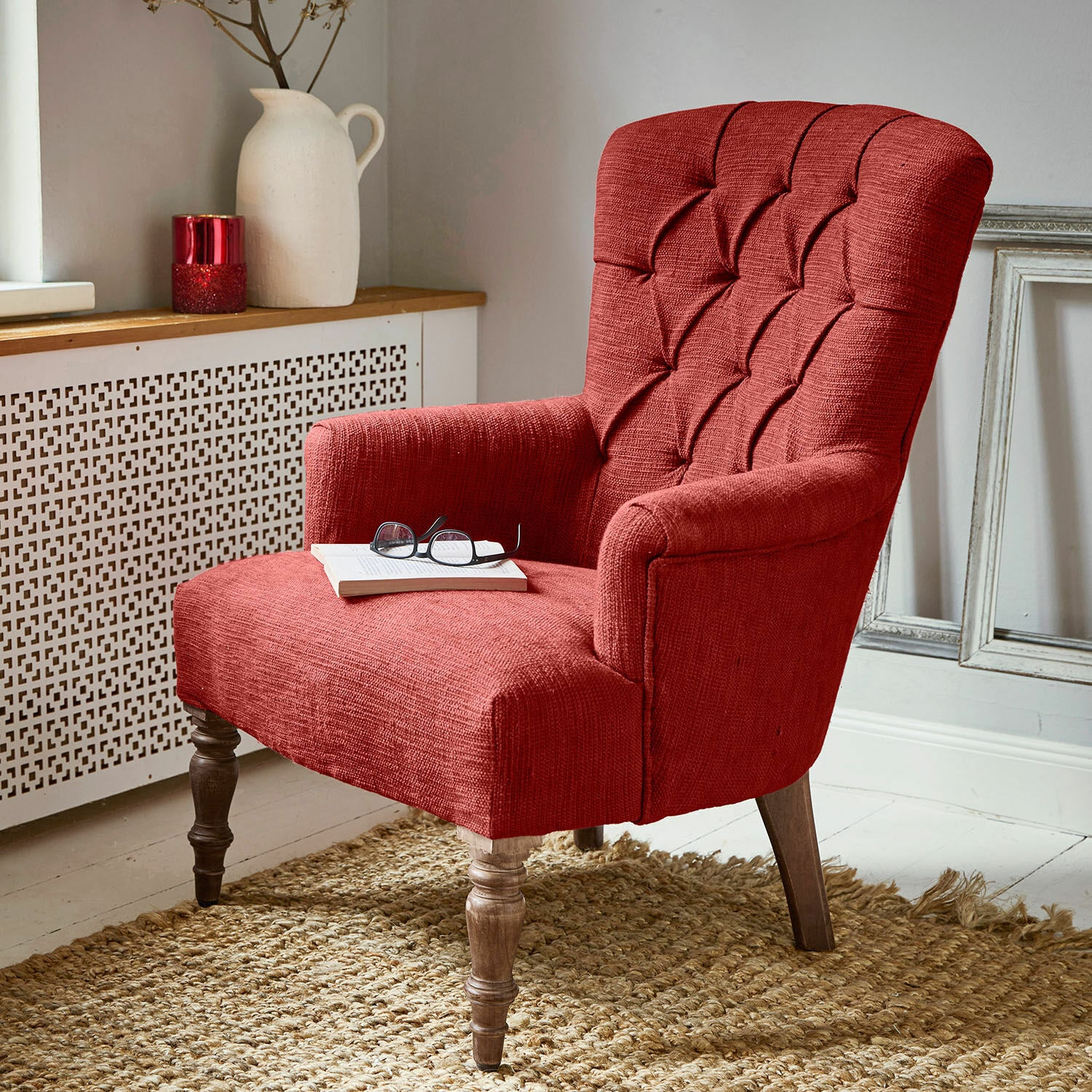 Sessel Hinsdale rot