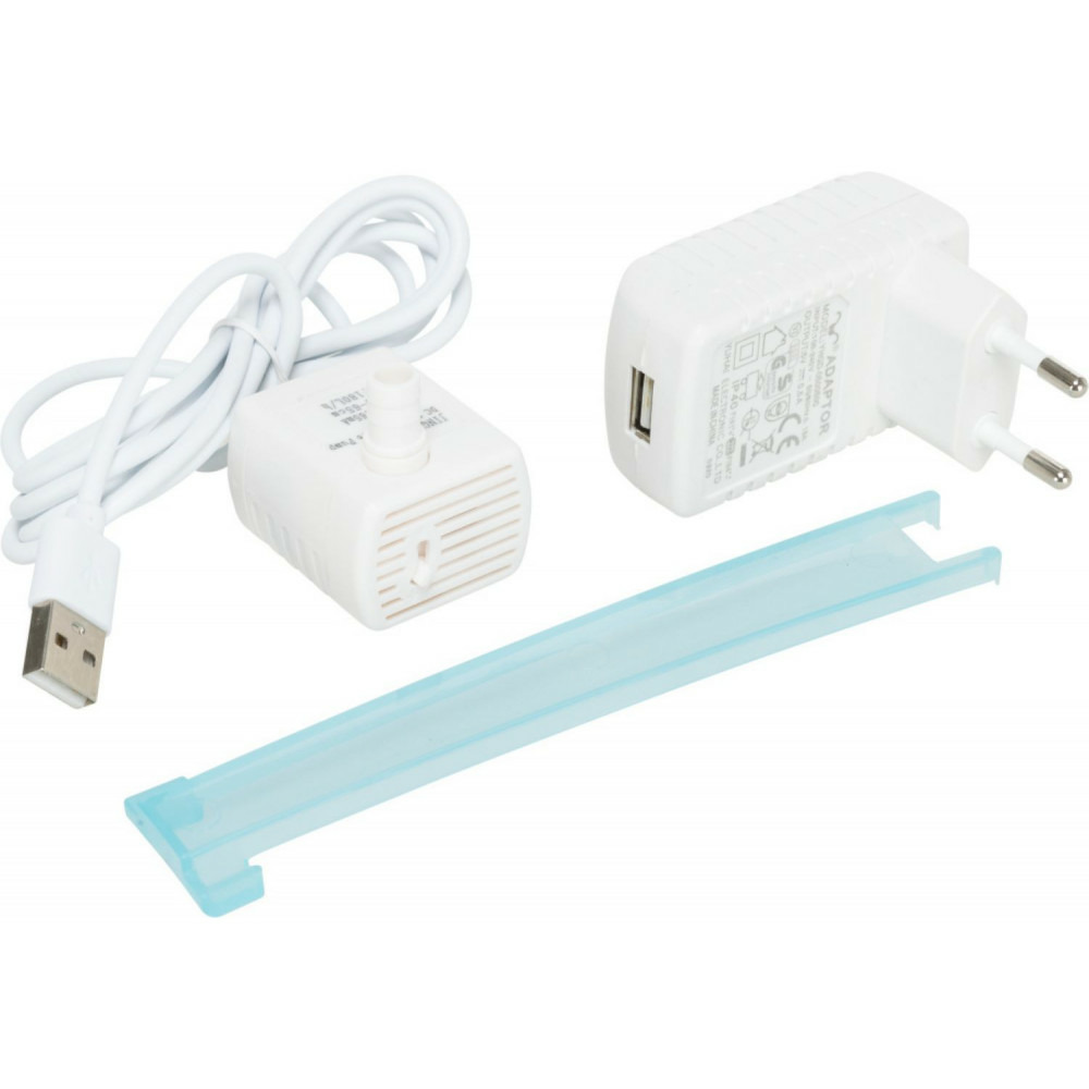 Pompe et alimentation électrique pour fontaine (bubble stream)