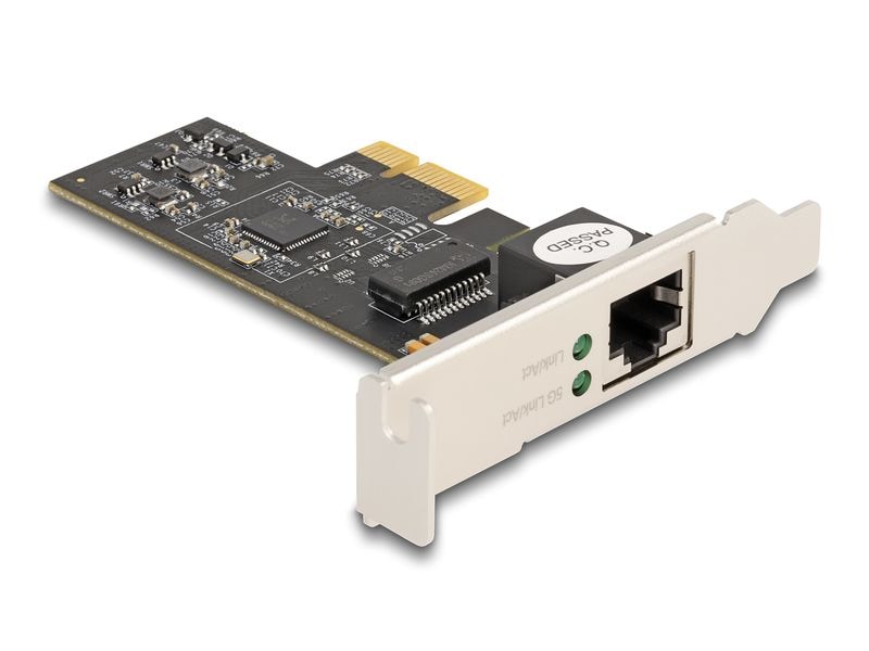 Delock Netzwerkkarte 1x5GE PCI-Express x1 Delock PCI Express x1 Karte zu 1 x RJ45 5 Gigabit LAN RTL8126