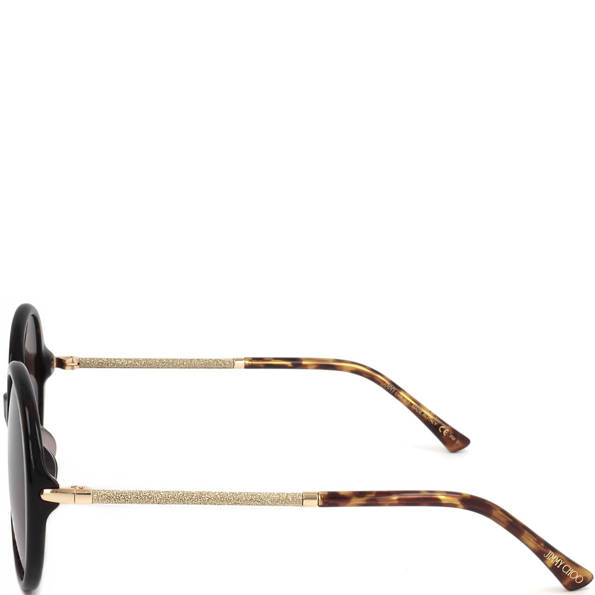 Jimmy Choo - Lunettes de soleil - Catégorie 2 - Marron