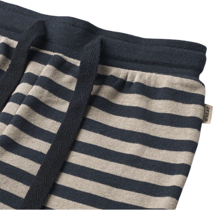 Wheat Sweatbukser Leo Navy stripe