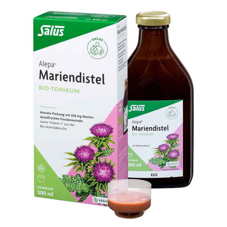 Alepa Mariendistel Bio-Leber-Tonikum Salus, 500 ml