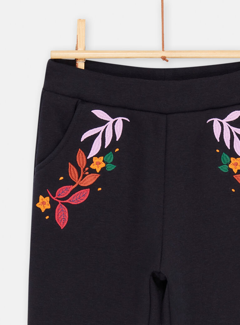 Pantalon noirine souple pour fille