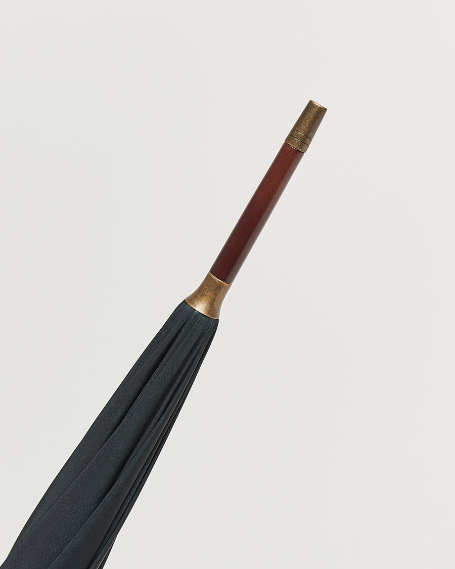 Fox Umbrellas Hardwood Umbrella Black/Green