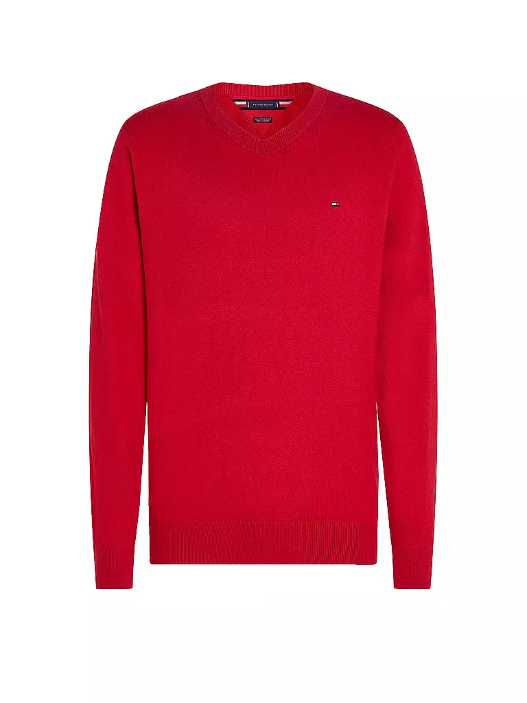 TOMMY HILFIGER Pullover rot