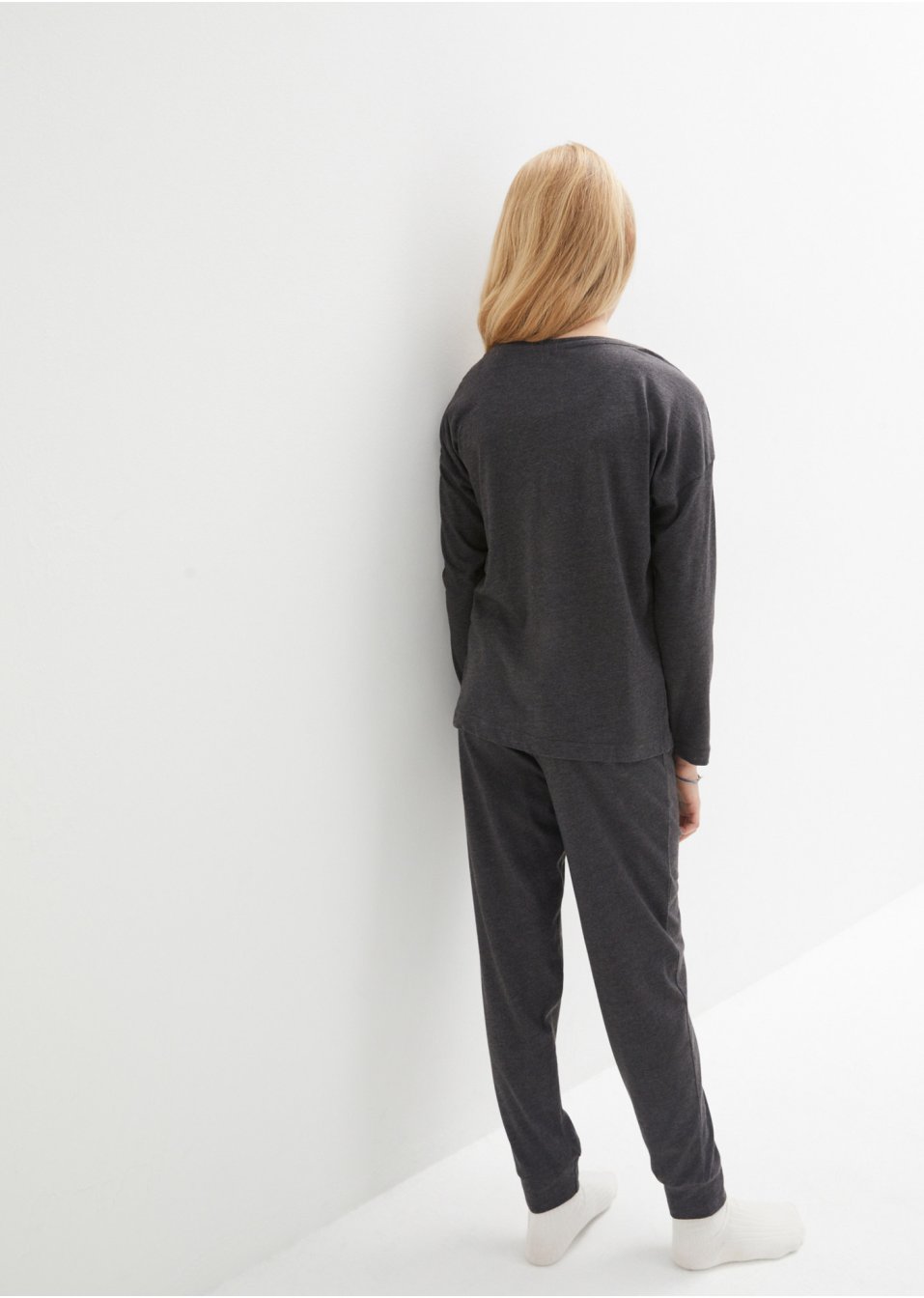 Pyjama fille en coton doux (Ens. 2 pces.)