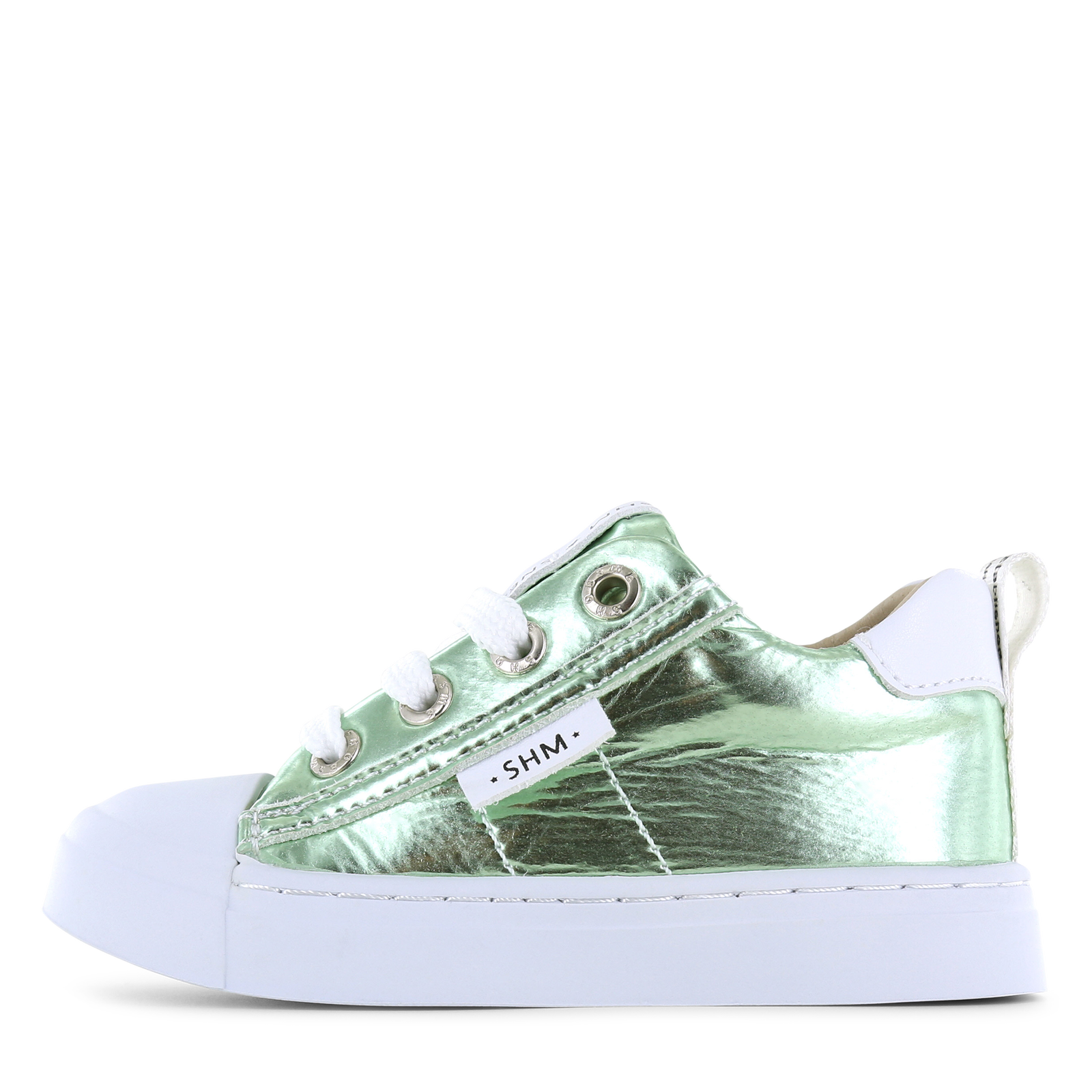 Shoesme Metallic Grün Sneaker