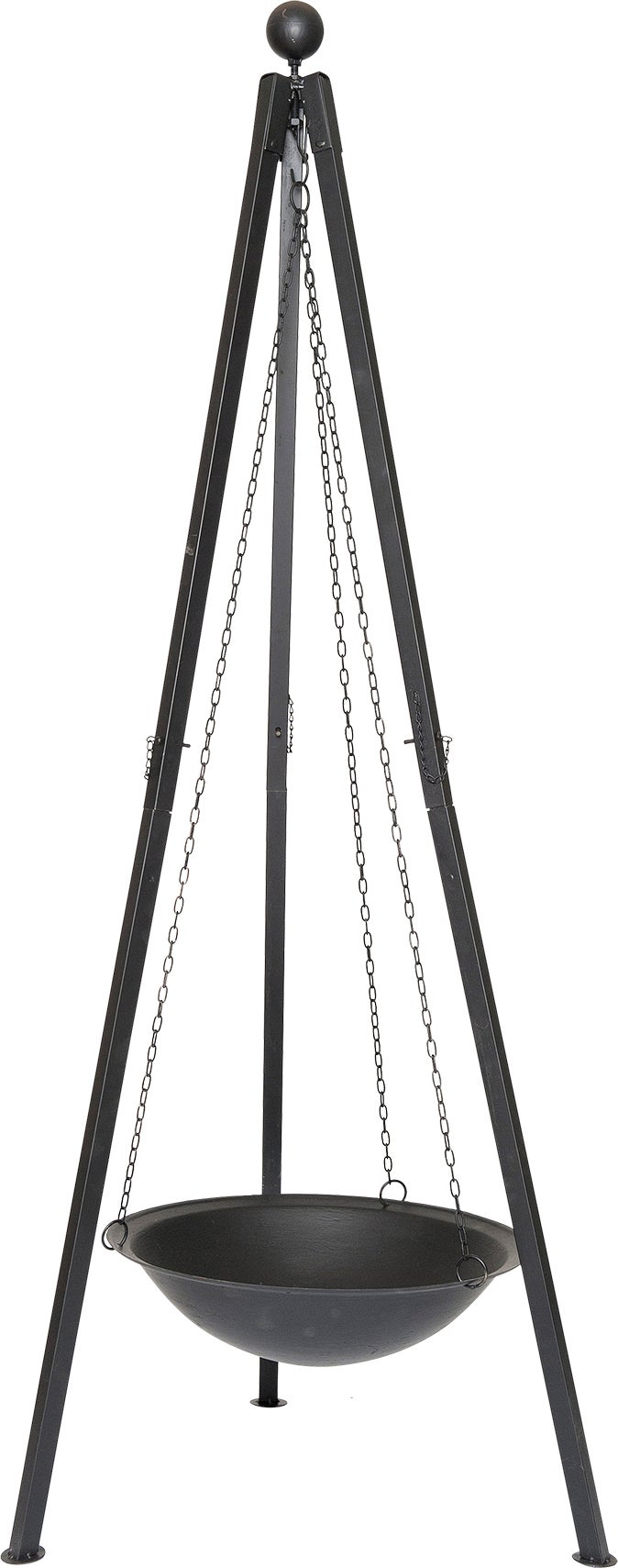 Intratuin vuurschaal hangend D 80 cm zwart