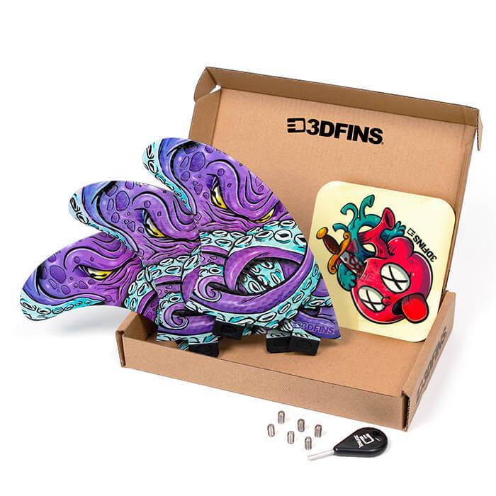 3DFINS Go Hard Kraken - Thruster FCS - Medium